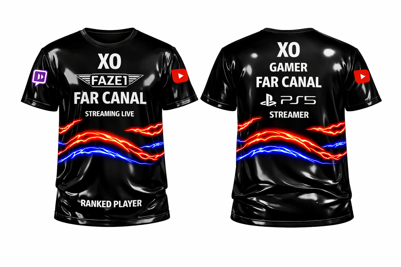 SHORT SLEEVE BLACK OPS TATICAL GAMER BLACK
