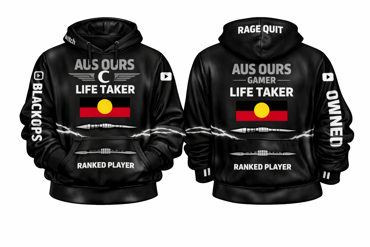 BLACK LIFE TAKER HOODIE