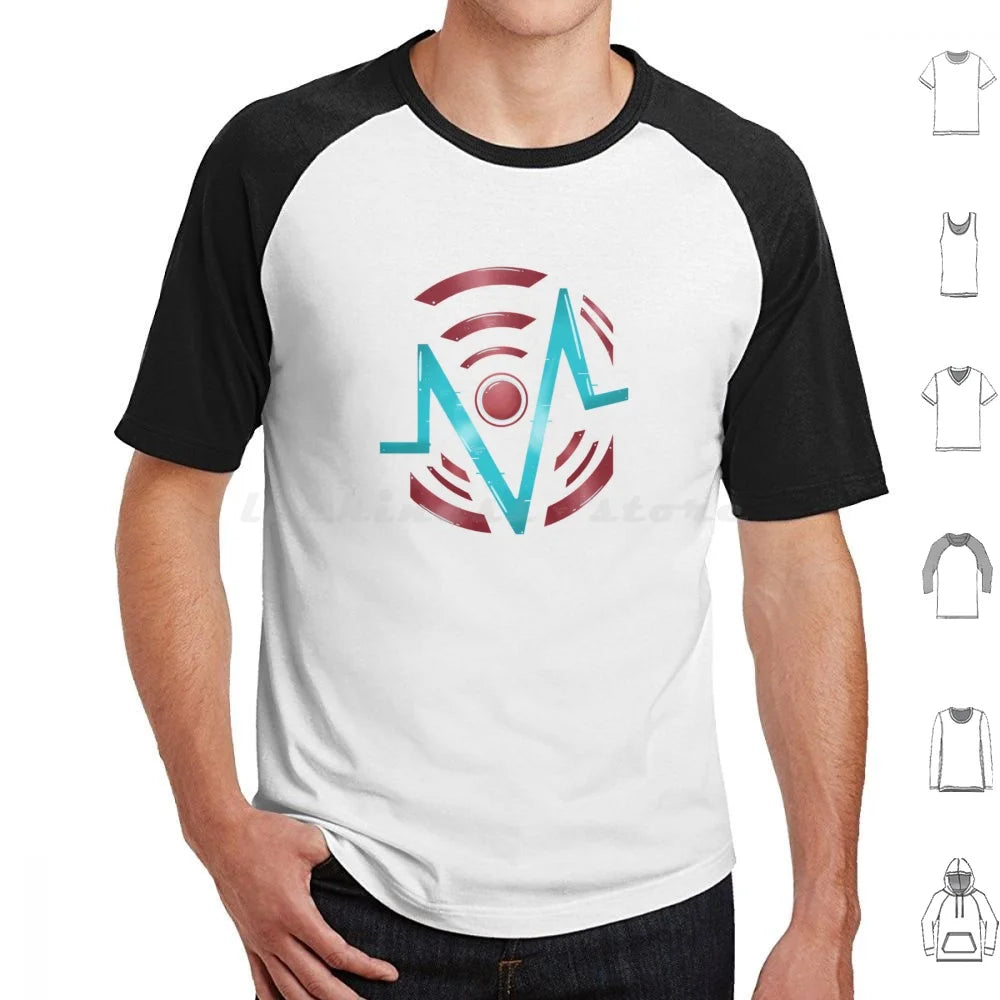 Vox Logo T Shirt Men Women Kids 6xl Vox Hazbin The Vees Velvette Vivziepop Tv Radio Demon Alastor Vox Laptop Hydro