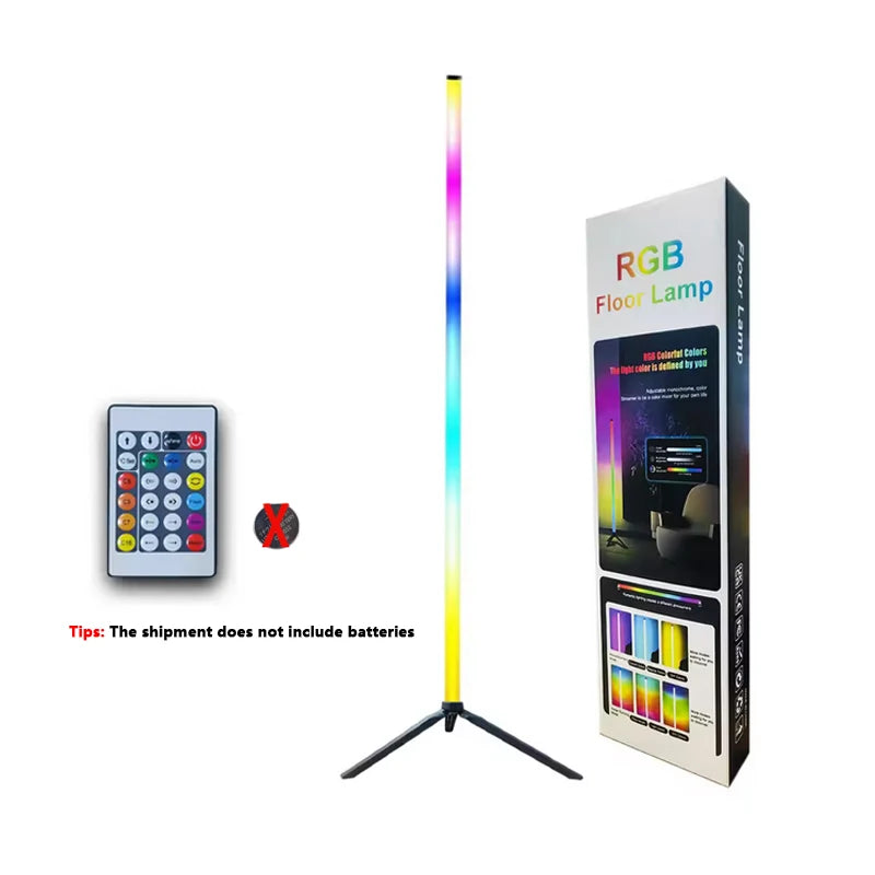 Floor Lamp 5V RGB IC 120CM Suitable For Bedroom Gaming Room Decorative Wall Corner Ambient Light Fast Delivery