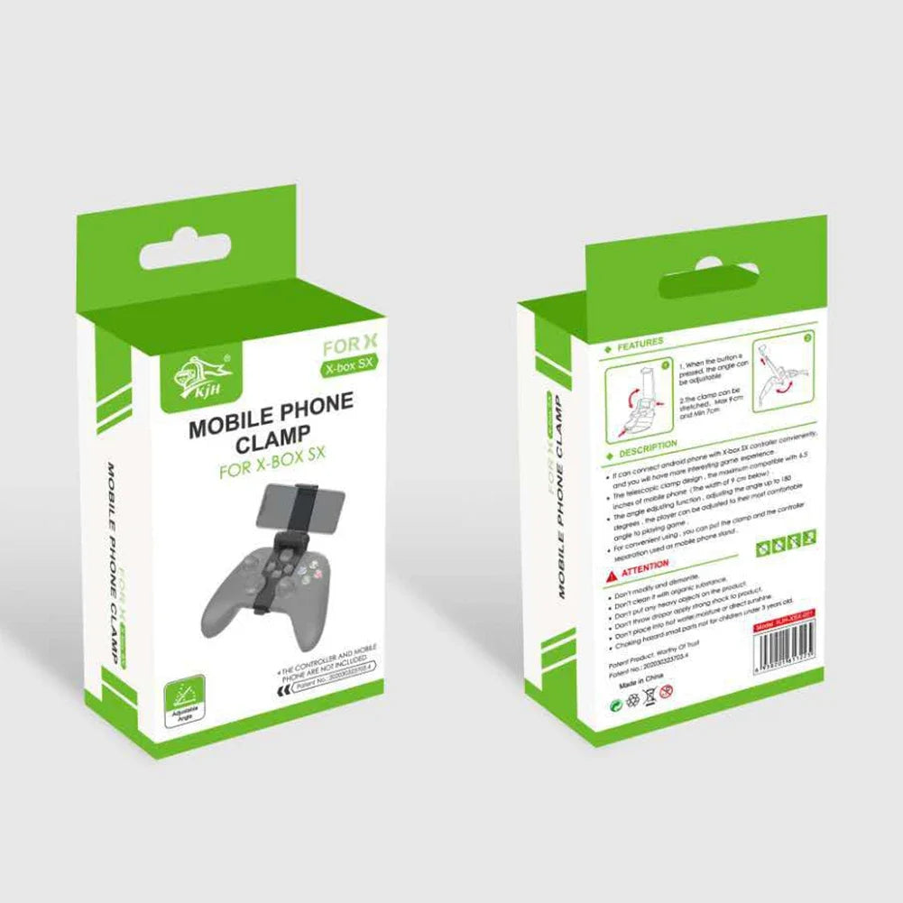 Mobile Phone Holder Support Stand for Xbox Series S/X Controller Mount Holder Handle Bracket Wireless Gamepad Phone Clip Stand