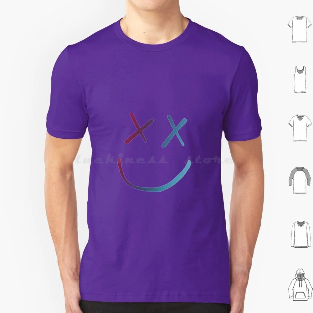 FAZE1 T Shirt Big Size 100% Cotton Rainbow Face Cool Fearless Walls Kill My Mind Purple Face Niall Horan Liam Payne Zayn Cute Laptop