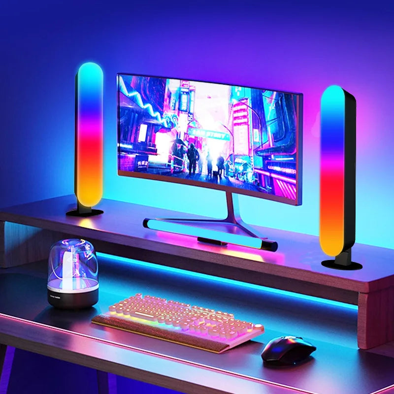 USB Gaming Desktop LED Atmosphere Light, RGB Color-Changing Bedside Lamp, Strip Light, String Light, Night Light