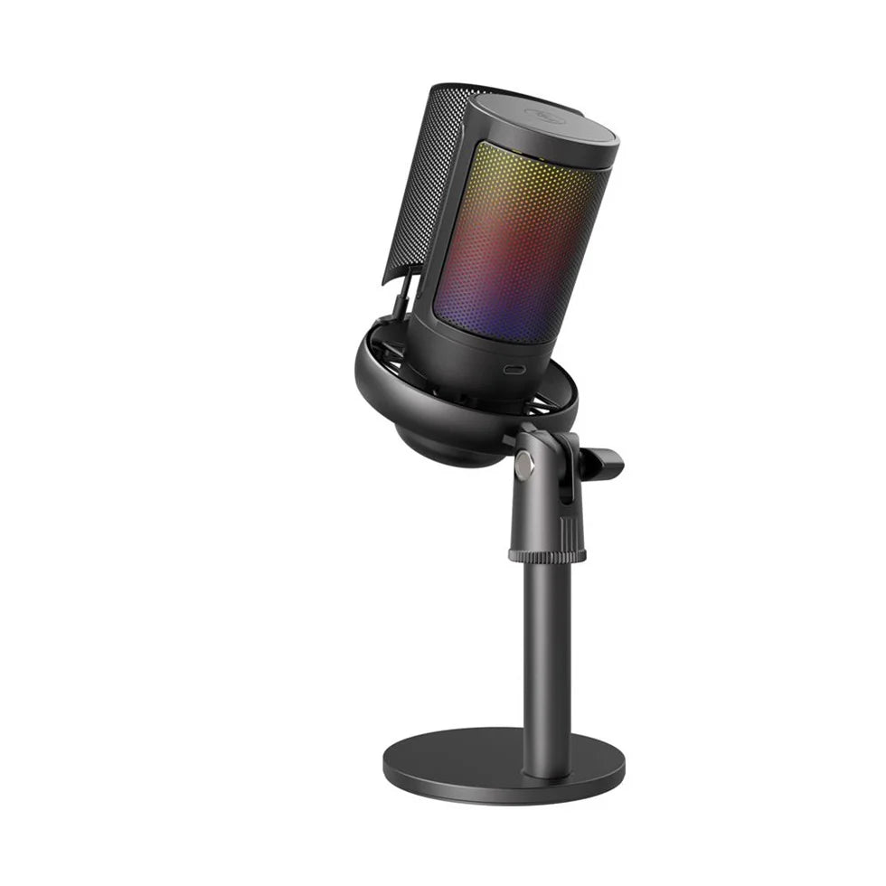 2025 ME6S Wireless Desktop Sound Card Games Microphone Video Conference Live Performance Recording Noise Cancelling Microphone