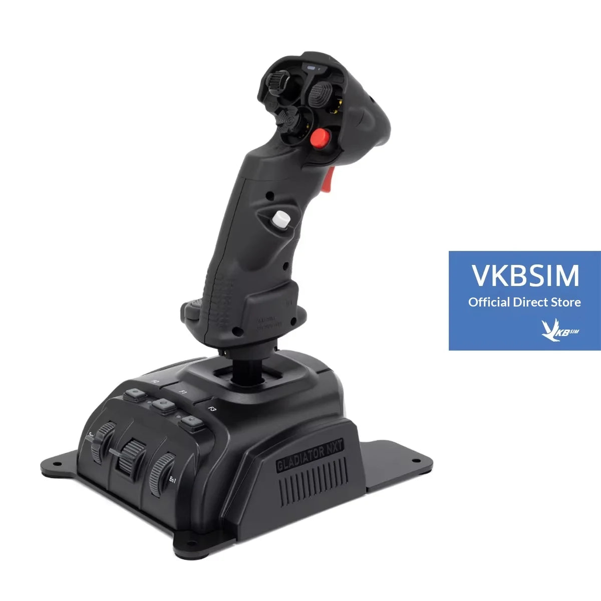 VKBSIM Gladiator NXT EVO SCG Game Rocker Programmable RGB LED Simulated  Flight Rocker Expansion Module Gladiator NXT EVO Base