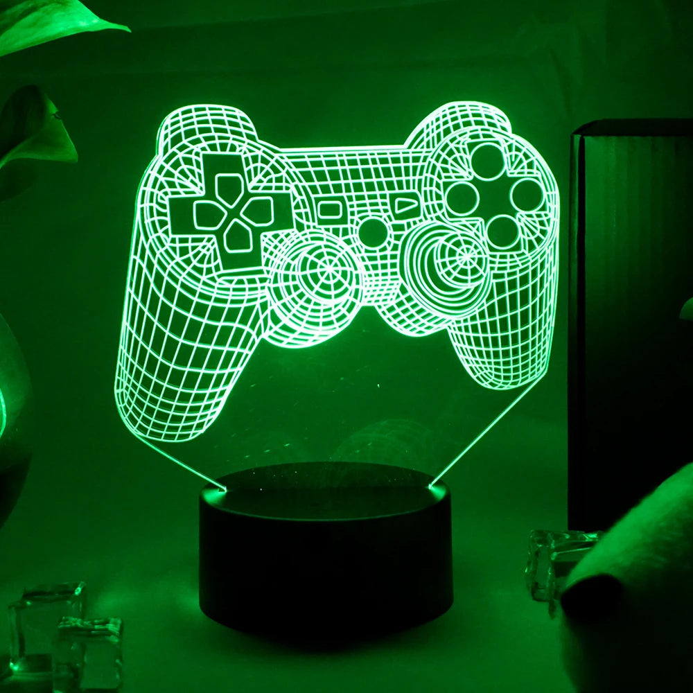 Gaming Room Decor Fancy Lighting Luces Habitacion Game Over Setup Chambre Decoration Luz LED Lamp RGB Gamer Night Light Gift
