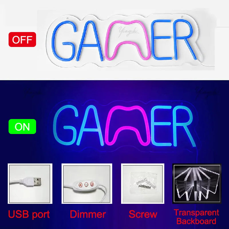 Music Records Neon Sign Light LED Letter Note Sign Decoration Lamp for Room Studio Party Club Podcast Wall Hanging Night Light