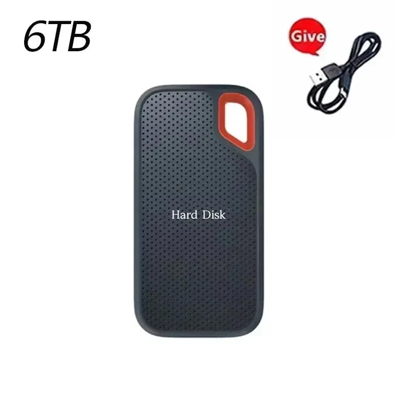 Lenovo Hard Disk SSD 256TB Mobile E60 2TB 8TB 128TB USB 3.1 HD External Hard for Laptop PS5 Mobile Hard Disk HDD Storage Devices