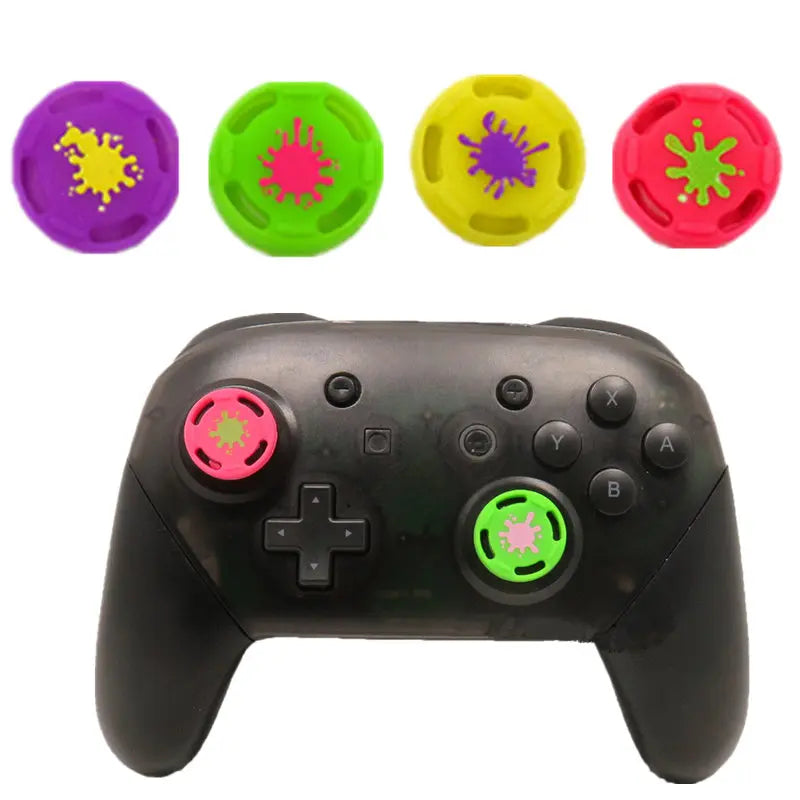 4pcs soft Silicone Analog Thumb Stick Grips Caps Cover Thumbsticks Cap Skin for Nintend Switch PRO PS4 PS5 Xbox One Controller