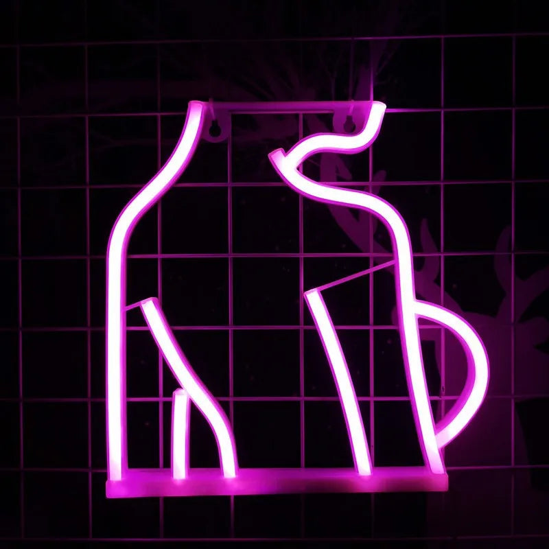 Sexy  Woman Neon Sign Art Wall Ligh  USB Led Light for Gaming Room Bar Aesthetic Bedroom Decoration neon personnalisé Gift
