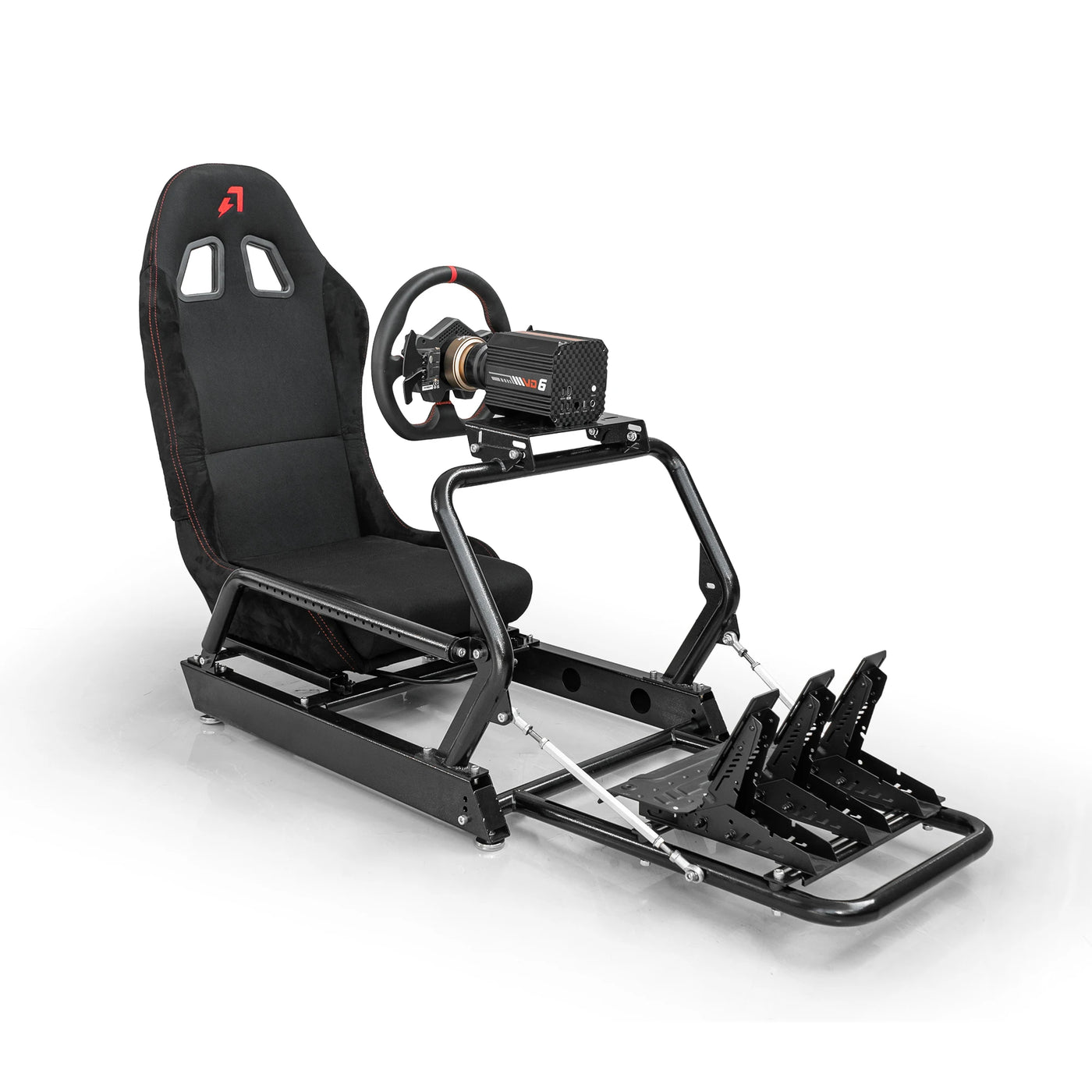 AZRACING INSPIRE Sim Racing Cockpit Standard Seat Version - 7 Years of Sim Racing Expertise, Heavy-Duty High-Carbon Steel Frame,