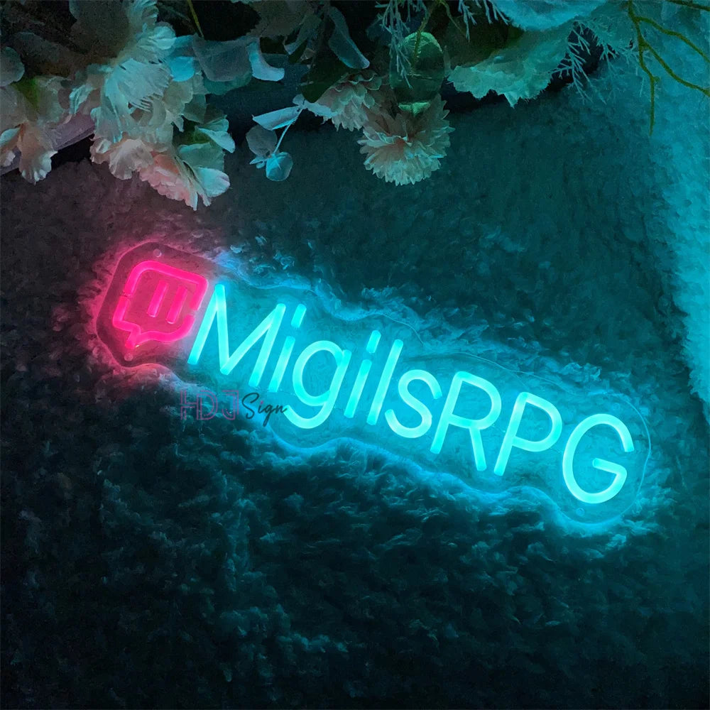 Personalized Gamer Neon Sign Led Wall Custom LED Lights USB Gaming ID Bedroom Decoration Bar music Game Room Decor Neon Lights