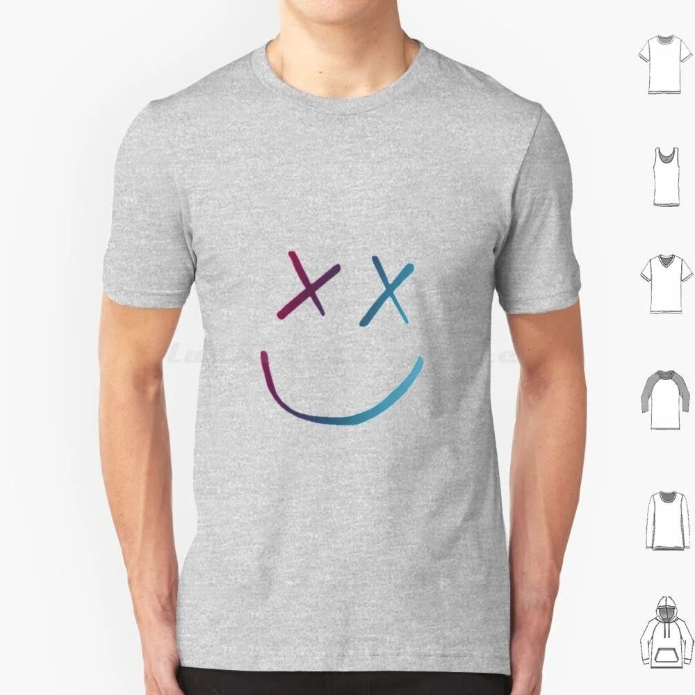 FAZE1 T Shirt Big Size 100% Cotton Rainbow Face Cool Fearless Walls Kill My Mind Purple Face Niall Horan Liam Payne Zayn Cute Laptop