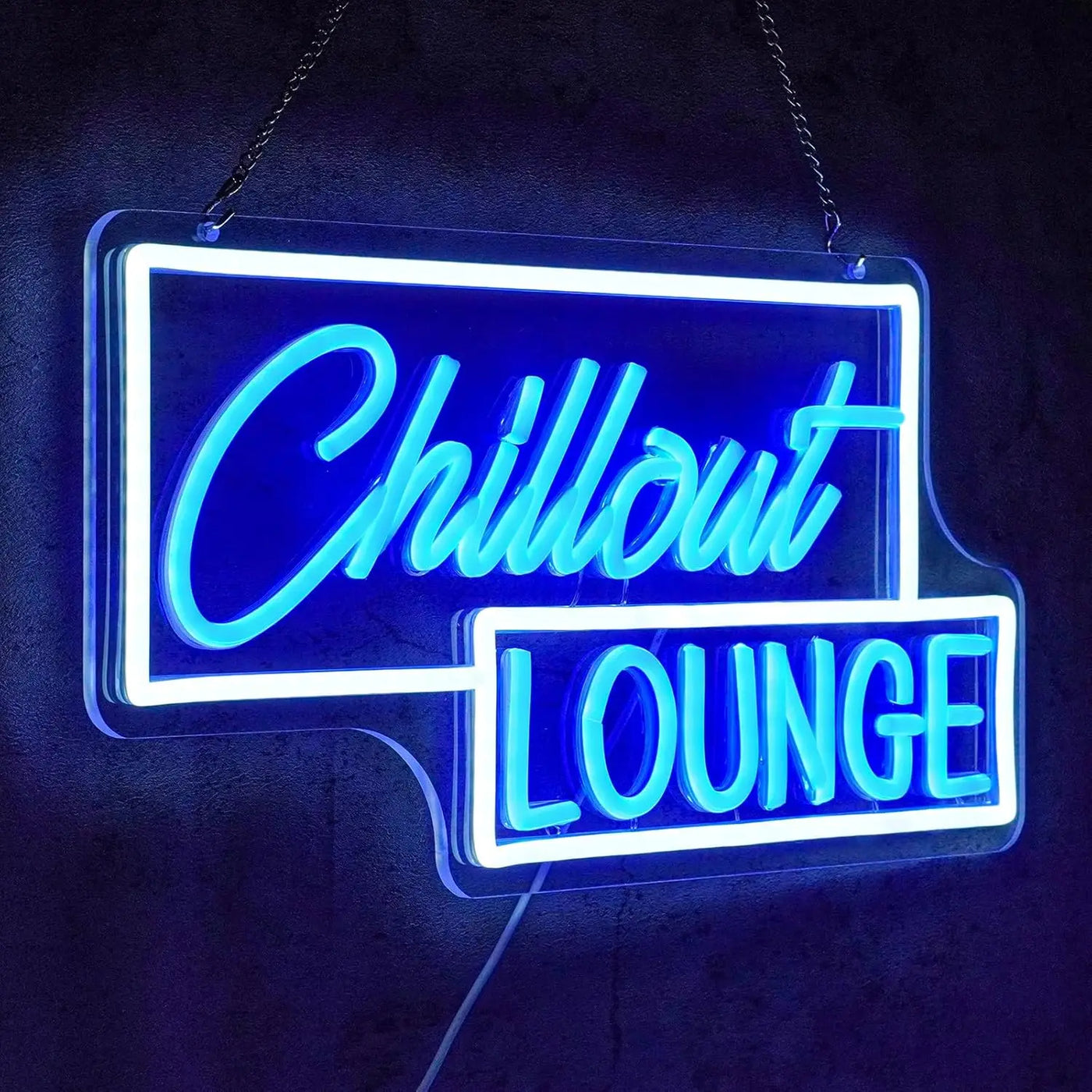 Chillout Lounge Neon Sign USB LED Light for Bar Garage Party Gaming Room Bedroom Decoration neon personnalisé Gift Night Light