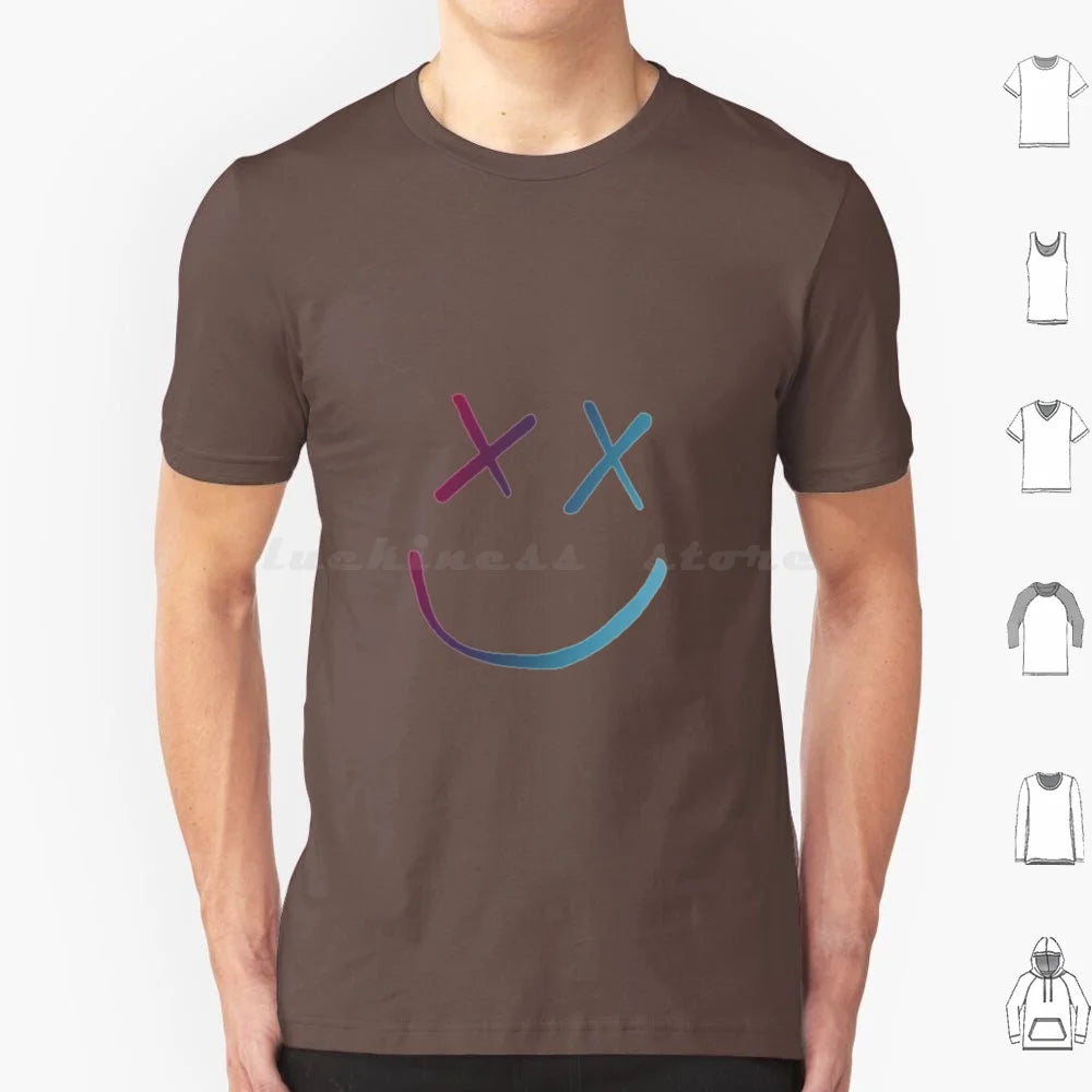 FAZE1 T Shirt Big Size 100% Cotton Rainbow Face Cool Fearless Walls Kill My Mind Purple Face Niall Horan Liam Payne Zayn Cute Laptop