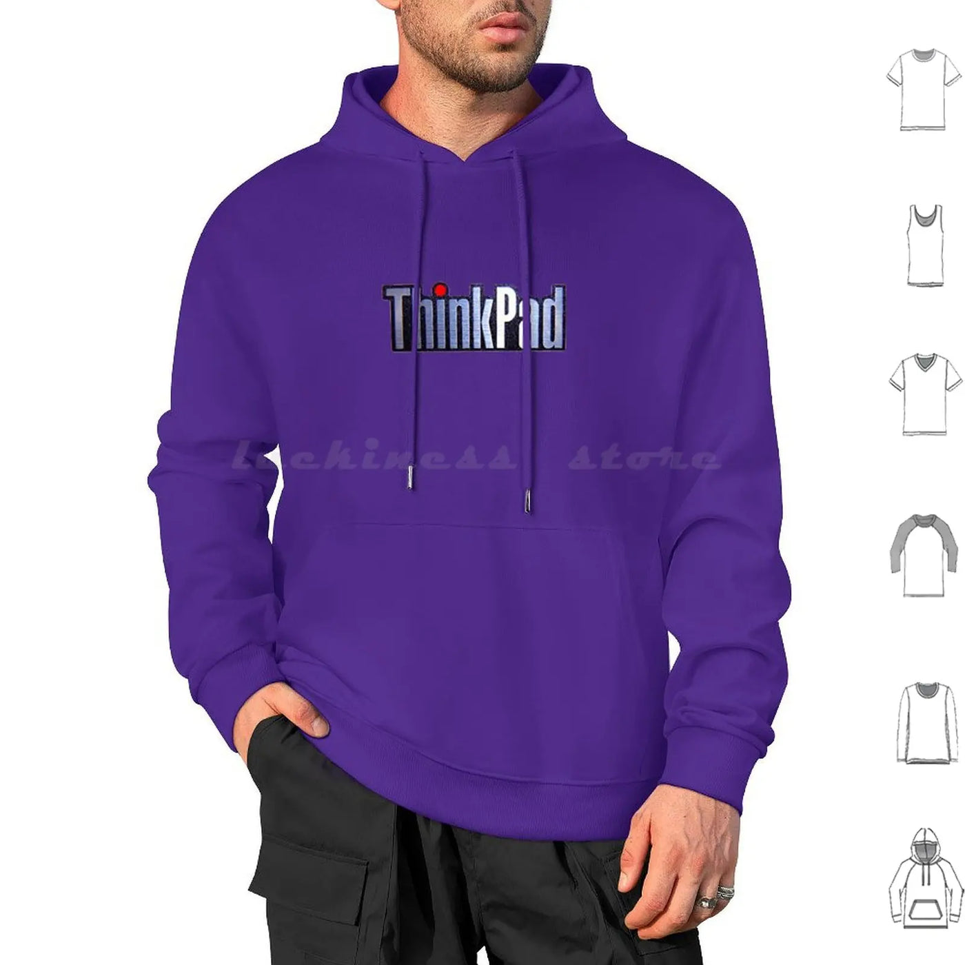 Thinkpad Logo Realistic Hoodies Long Sleeve Thinkpad Think Logo Ibm Shiny Emblem Metal Realistic Laptop Pc Windows 1990