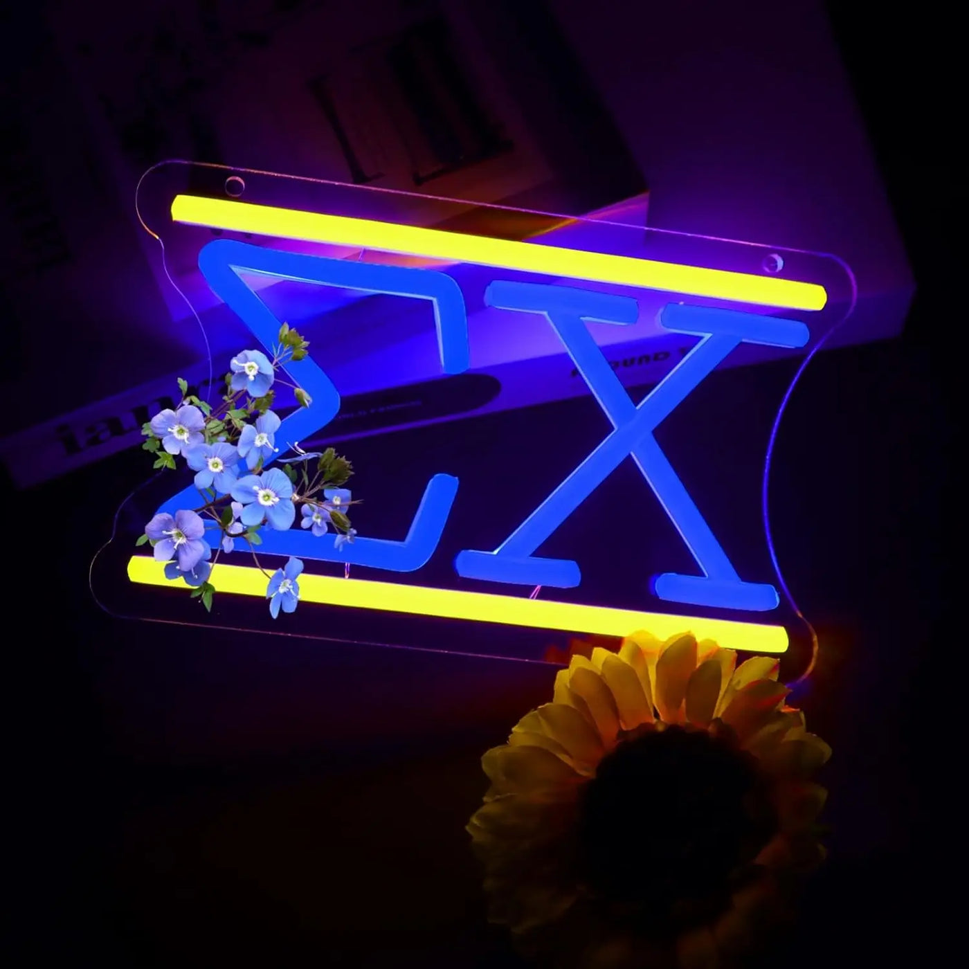Fraternity Neon Sign EX Art Wall Light USB LED Neon Light for Home Bar Party Gaming Room Bedroom Decoration Gift Night Light