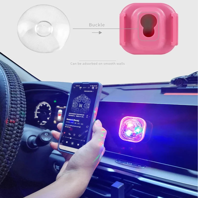 Mini Smurf RGB Light Wearable Watch Colorful Sound Control Childrens Toys Projection Disco Stage Lights Ambient Lamp For KTV Bar