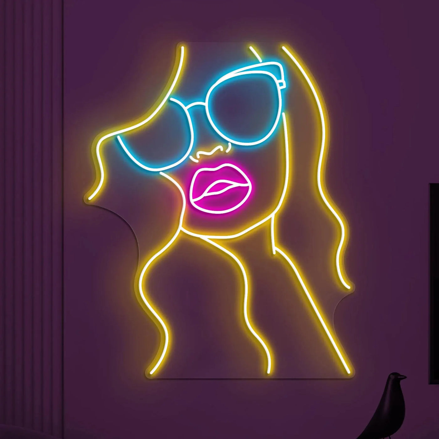 Sexy  Woman Neon Sign Art Wall Ligh  USB Led Light for Gaming Room Bar Aesthetic Bedroom Decoration neon personnalisé Gift