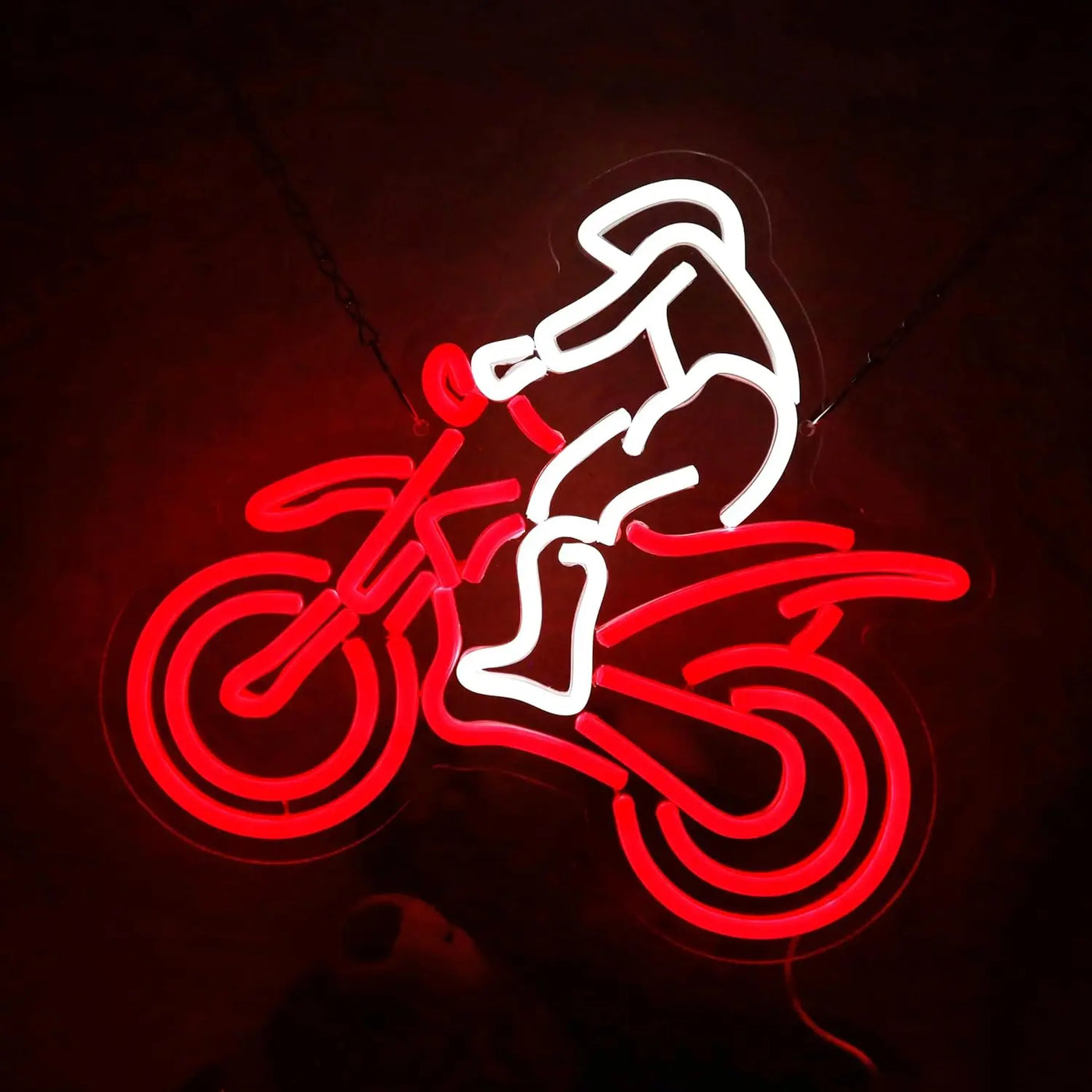 Motorcycle Neon Sign Business Signage Art Wall Light USB LED Neon Light for Garage Gaming Room Bedroom Decoration Gift