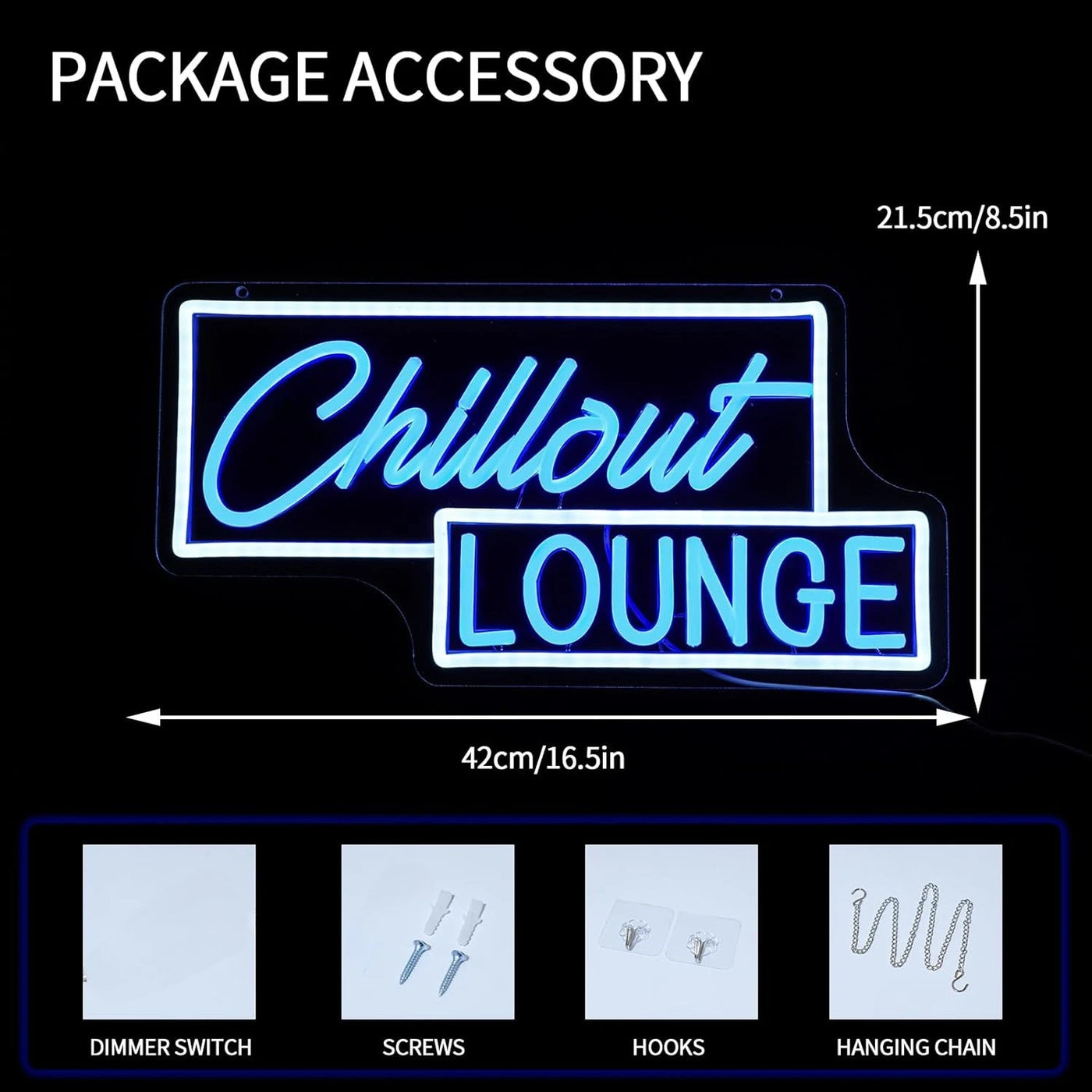 Chillout Lounge Neon Sign USB LED Light for Bar Garage Party Gaming Room Bedroom Decoration neon personnalisé Gift Night Light