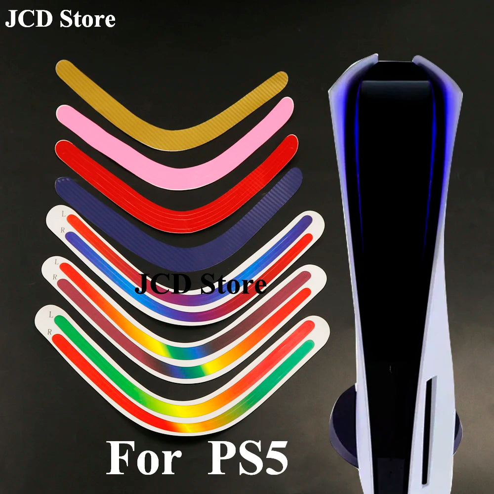1PCS For PS5 Host Light Bar Rainbow Gradient Sticker Self Adhesive Decals LED Lightbar For PS 5 Game Accessories