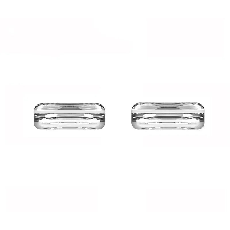 2PCS For PS5 PS4 Xbox One S Xbox Series X/S Joystick Thumbstick Case Transparent Clear Silicone Thumb Stick Grip Cap