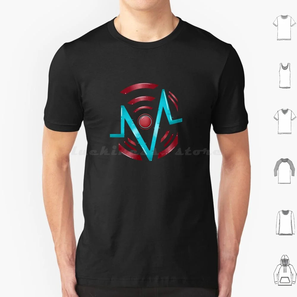 Vox Logo T Shirt Men Women Kids 6xl Vox Hazbin The Vees Velvette Vivziepop Tv Radio Demon Alastor Vox Laptop Hydro