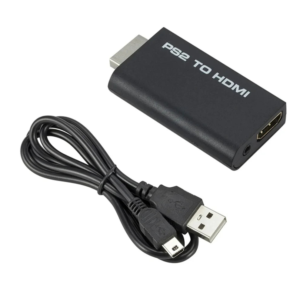 PS2 To HDMI-compatible Adapter Converter 1080P Full HD Video Conversion Transmission Interface Game Console To HD TV Monitor