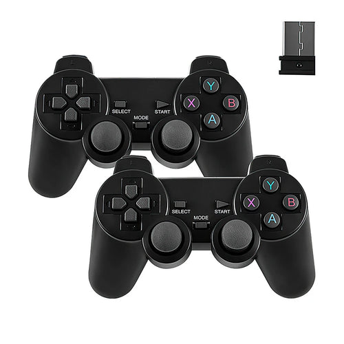 2.4G Wireless Gaming Controller with Receiver Wireless Game Joystick Gamepad 3D Rocker Wireless Gamepad Compatible with M8/ D90