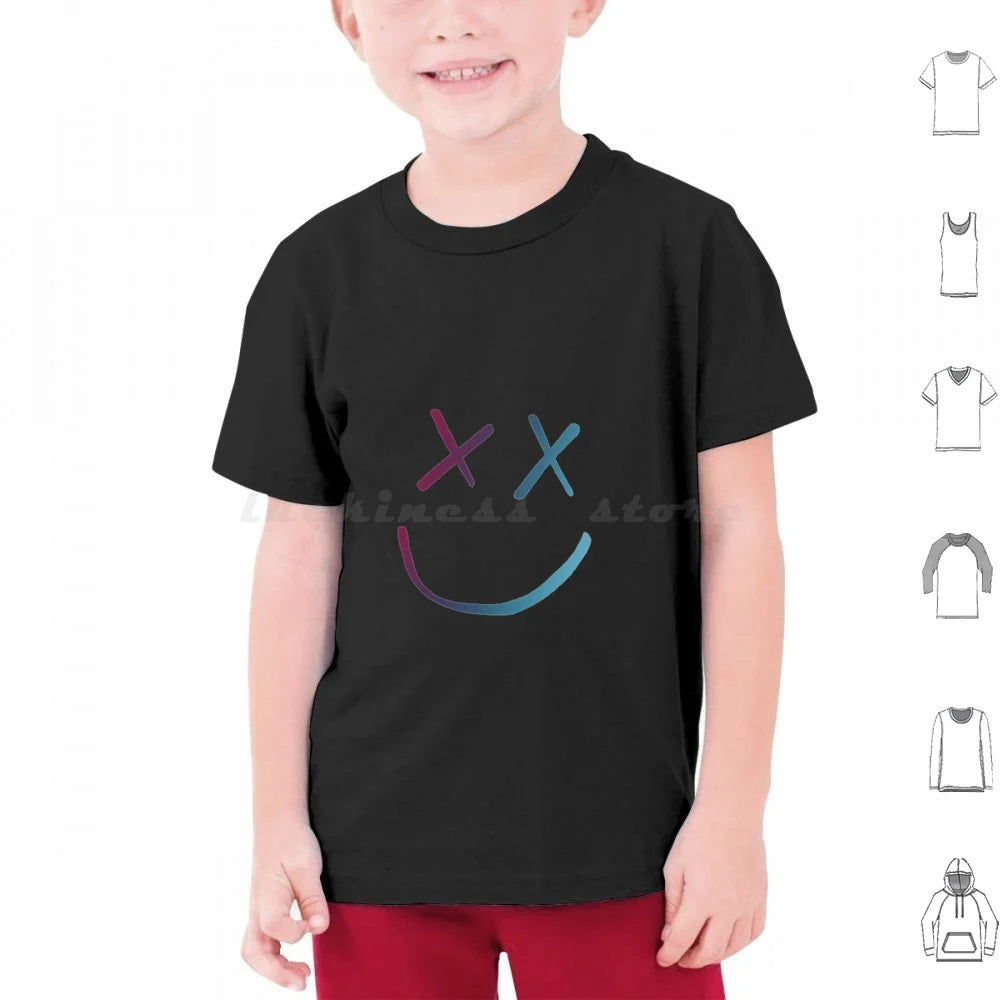 FAZE1 T Shirt Big Size 100% Cotton Rainbow Face Cool Fearless Walls Kill My Mind Purple Face Niall Horan Liam Payne Zayn Cute Laptop