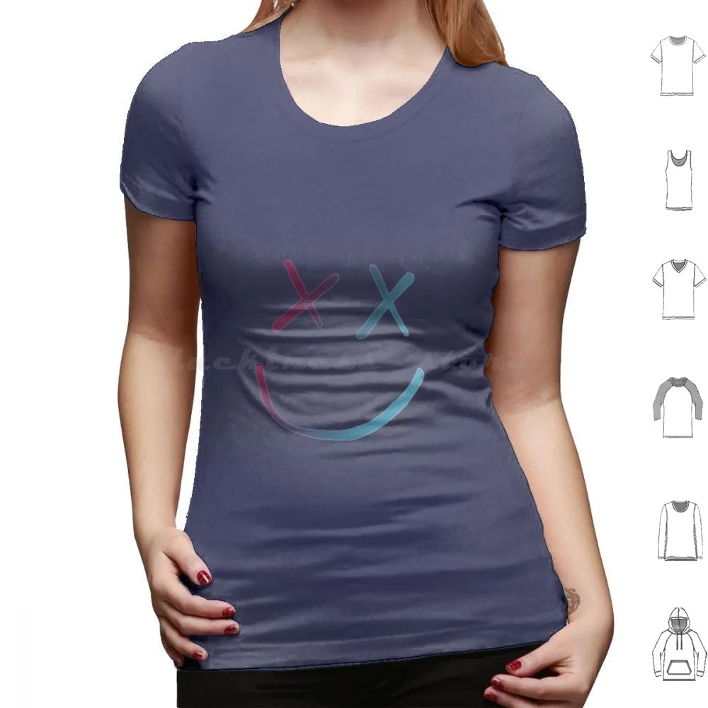 FAZE1 T Shirt Big Size 100% Cotton Rainbow Face Cool Fearless Walls Kill My Mind Purple Face Niall Horan Liam Payne Zayn Cute Laptop