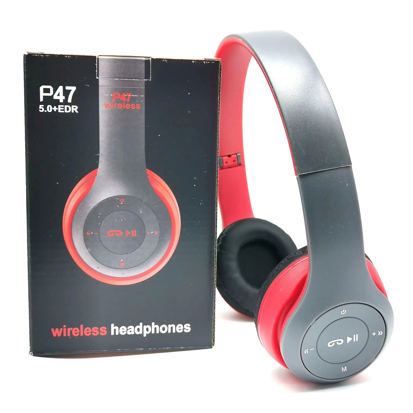 P47 Wireless Headphones Bluetooth 5.0 Earphones Foldable HIFI Stereo Bass for Music Gaming Kid Girl Earphone for Smartphone