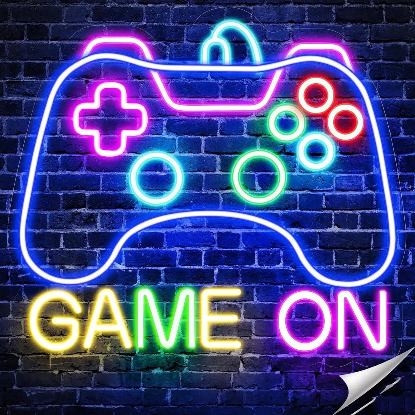 Gaming Neon Sign Controller USB Dimmable LED Neon Lights for Game Room Man Cave Boys Room Decor Personzalized Gifts for Kids