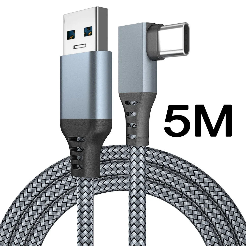Accessories For Meta Oculus Quest 2 Quest2 Link Cable Smart 3D VR Glasses Virtual Reality USB A To Type C 3 5M 6M Headset Helmet