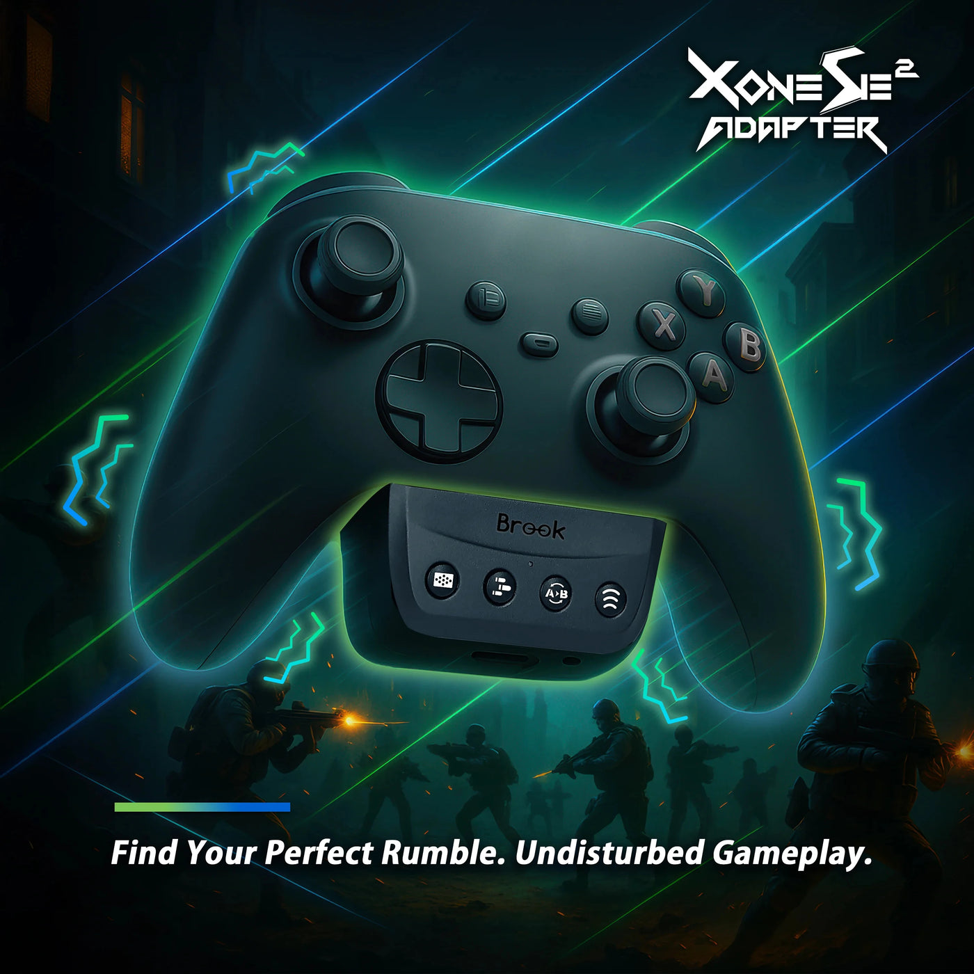 Brook Xone SE2 Adapter for PS5, Switch, PC - Turbo, Remap, Touchpad, Motion Control for Xbox Series X/S & Elite 2 Controllers