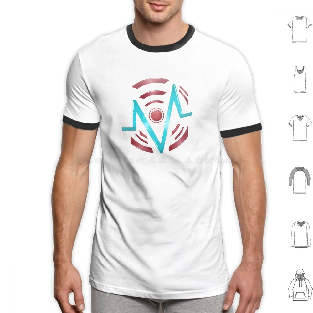 Vox Logo T Shirt Men Women Kids 6xl Vox Hazbin The Vees Velvette Vivziepop Tv Radio Demon Alastor Vox Laptop Hydro