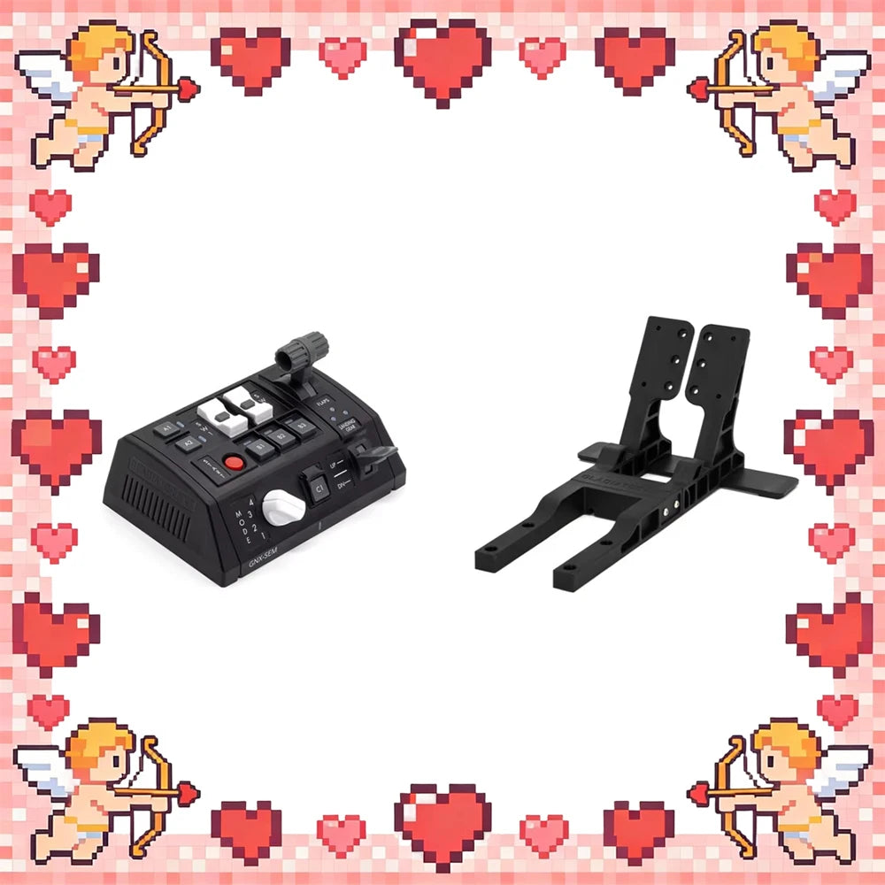 VKBSIM GNX SEM Game Rocker Programmable Two Color LED With Multifunctional Shaft Simulated Flight Rocker multifunctional bracket