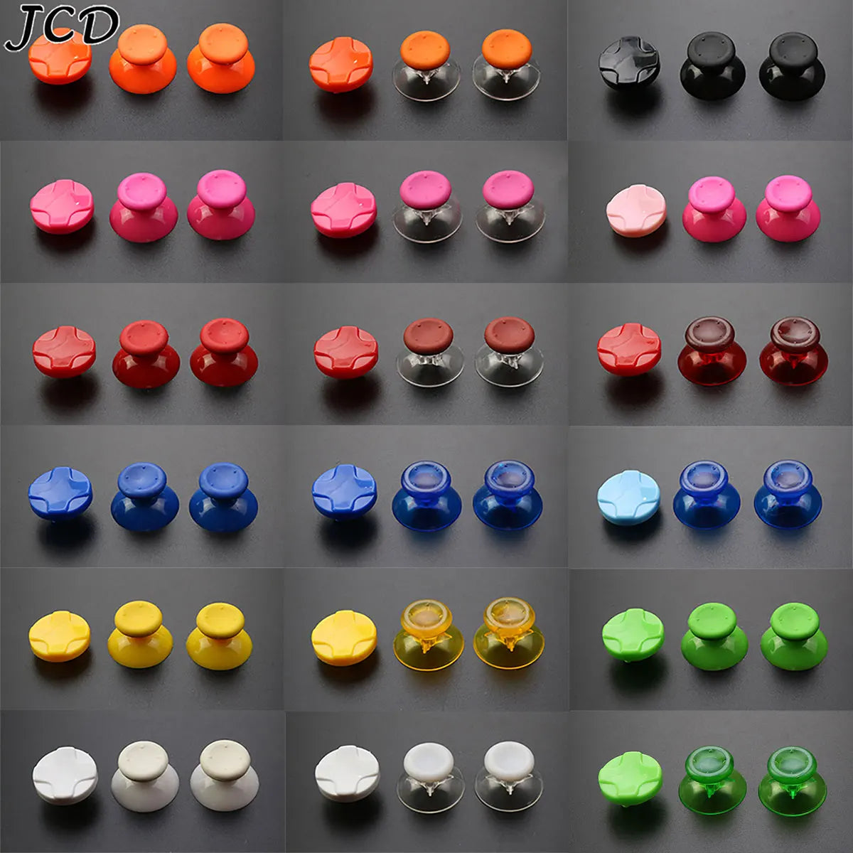 JCD LB RB Bumper Button For Xbox 360 Controller 3D Analog Thumb Sticks Grip Caps Cross D-pad Direction Key Replacement
