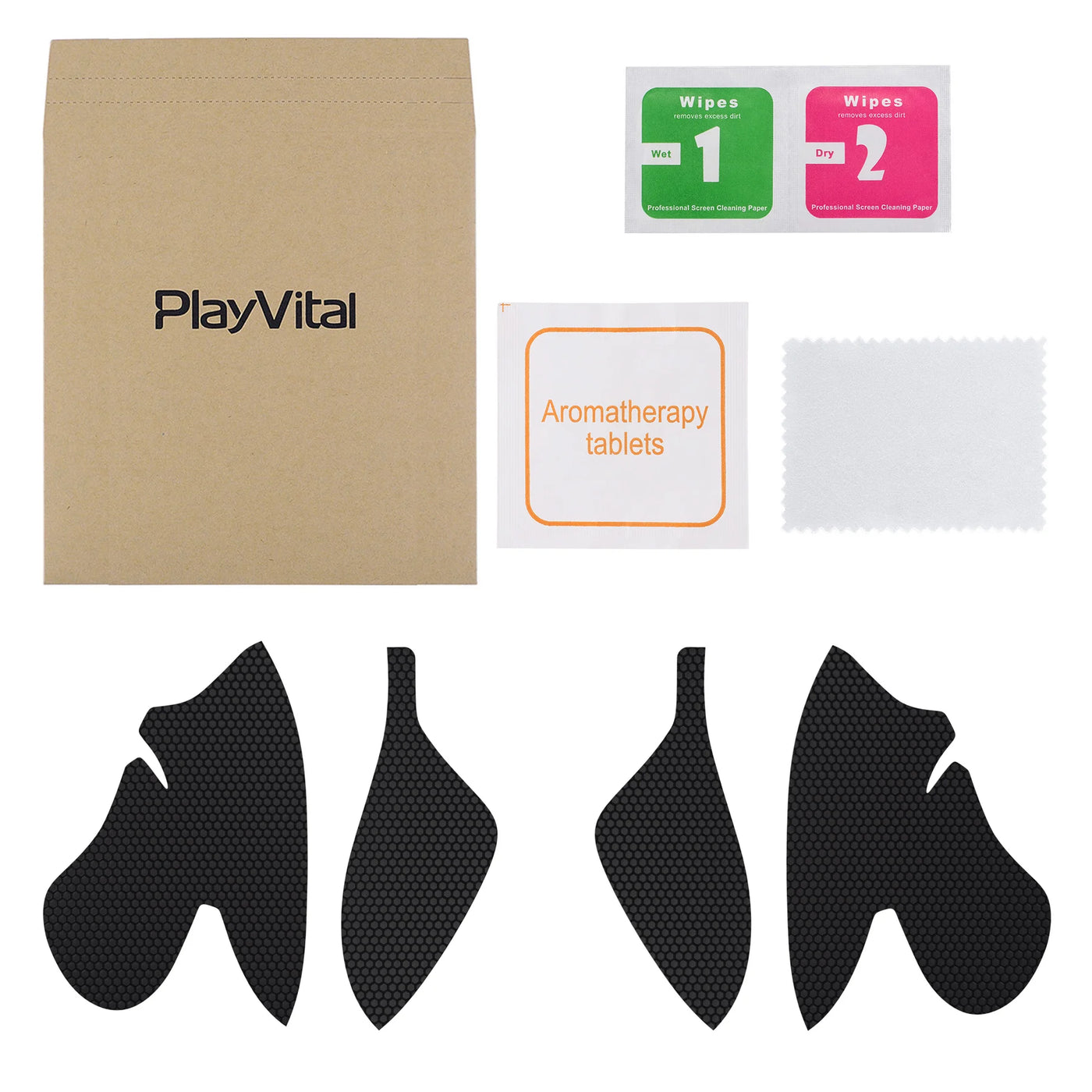 PlayVital Anti-Skid Sweat-Absorbent Controller Grip for ps5 Edge Wireless Controller Anti Sweat Protector - 8 Designs