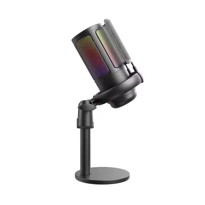 2025 ME6S Wireless Desktop Sound Card Games Microphone Video Conference Live Performance Recording Noise Cancelling Microphone