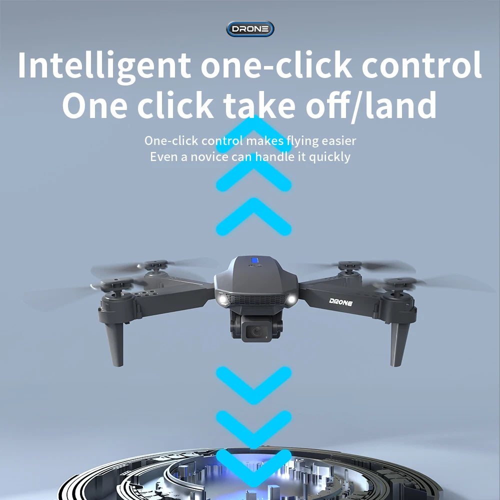 2025 E88 Pro Drone Profesional HD 4K RC Airplane Dual-Camera Optical flow Localization RC Quadcopter Airplane Helicopter Boy Toy