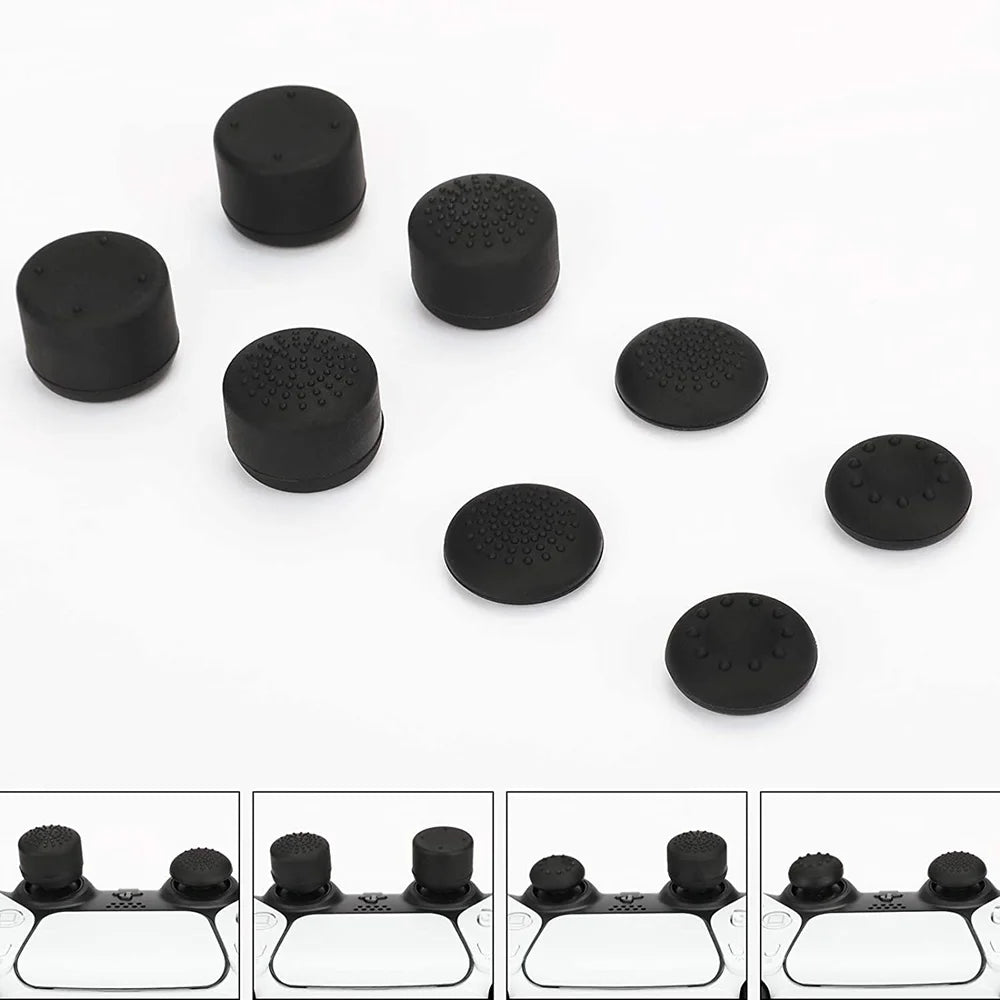 Dust Cover Kits for PS5 Pro Game Console Cooling Fan Dust Filter USB Port Dust Plugs Thumb Grip Caps for PS5 Pro Accessories