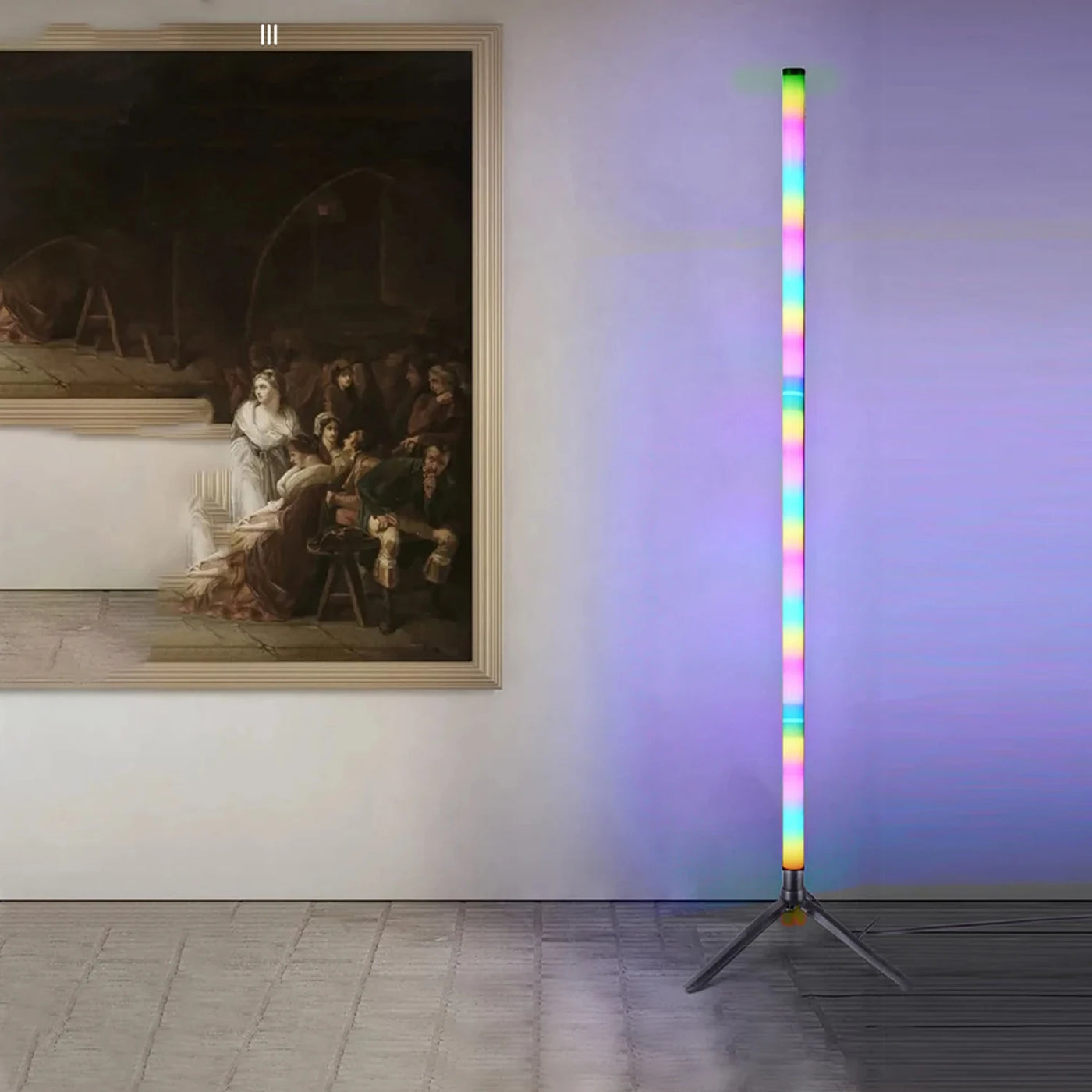 Floor Lamp 5V RGB IC 120CM Suitable For Bedroom Gaming Room Decorative Wall Corner Ambient Light Fast Delivery