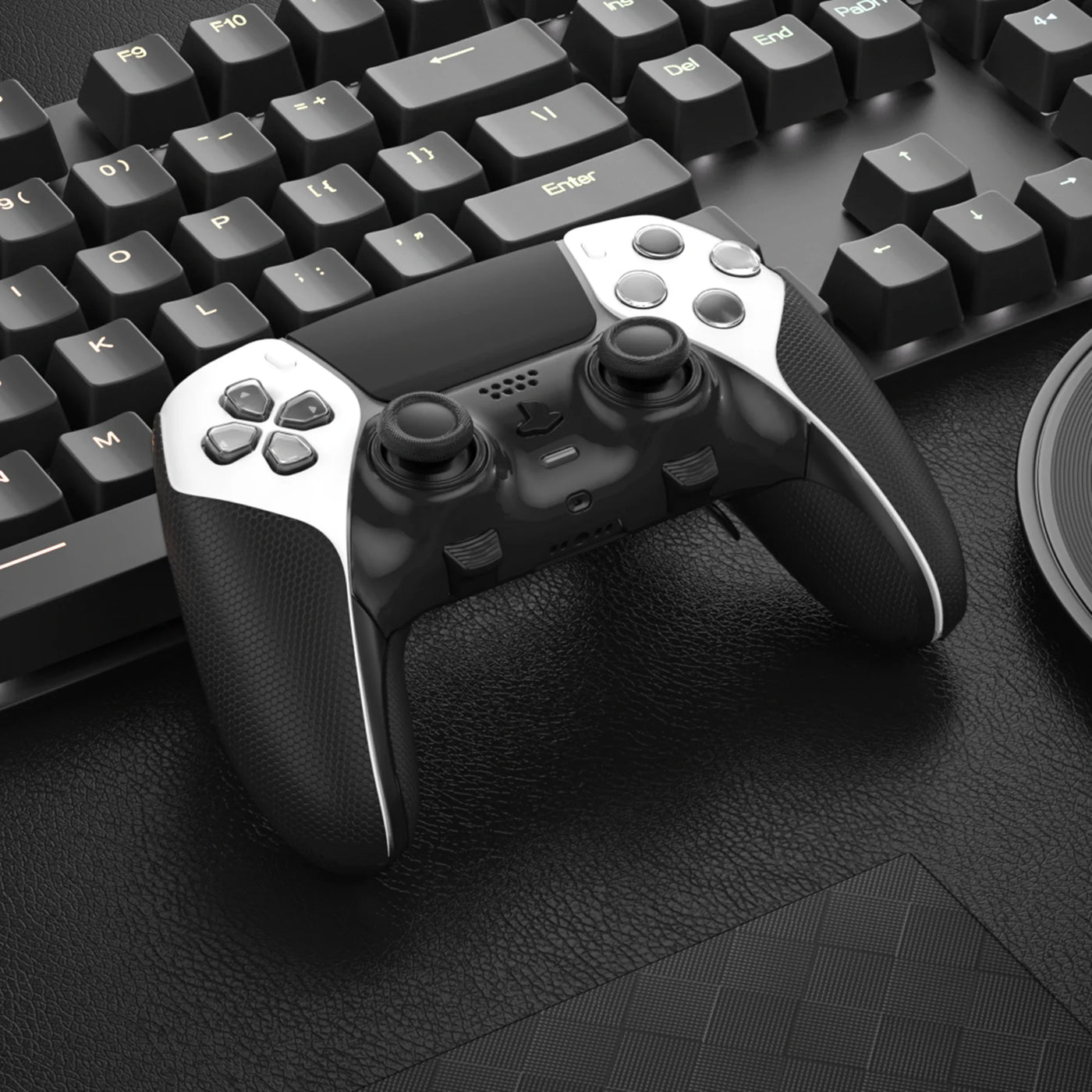PlayVital Anti-Skid Sweat-Absorbent Controller Grip for ps5 Edge Wireless Controller Anti Sweat Protector - 8 Designs