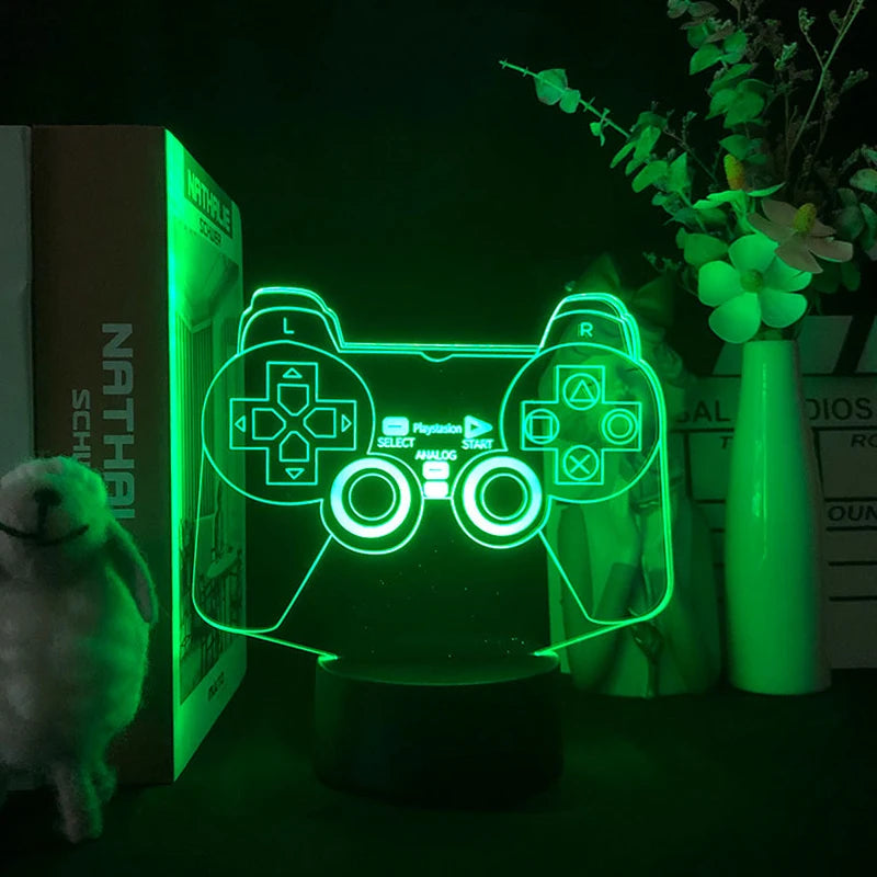 Gaming Room Decor Fancy Lighting Luces Habitacion Game Over Setup Chambre Decoration Luz LED Lamp RGB Gamer Night Light Gift