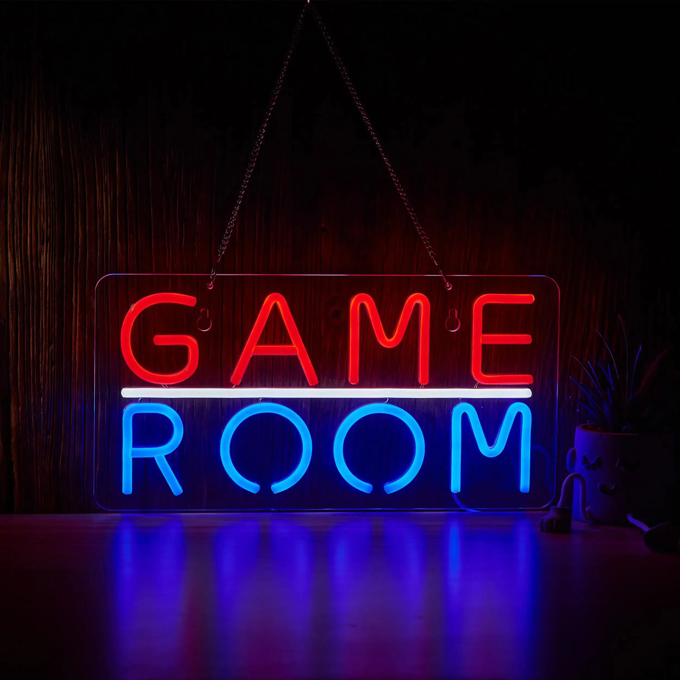 GAME ROOM Neon Sign LED Dimmable Game Zone Room Beer Bar Man Cave Bedroom Home Art Gaming Neon Light Sign