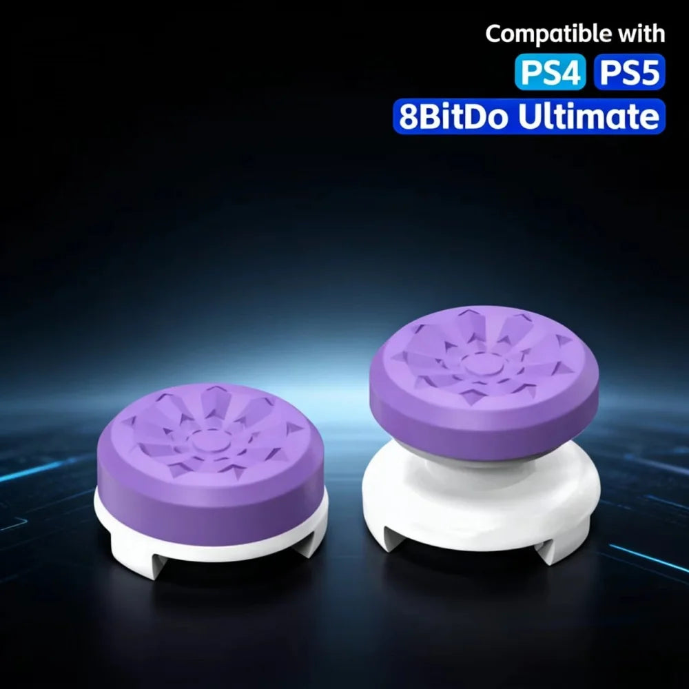 2pcs Silicone Thumb Grip for Ps5/ ps4 For P5 Joystick Booster Caps  Game Controller Accessories Rocker cap pair Supports Ps4/P5