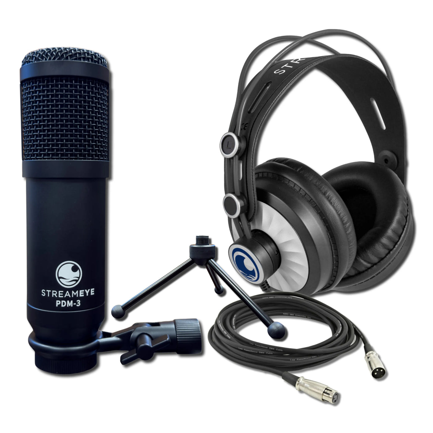 Rode RODECaster Pro II White Podcast Production Console with 4x StreamEye PDM-3