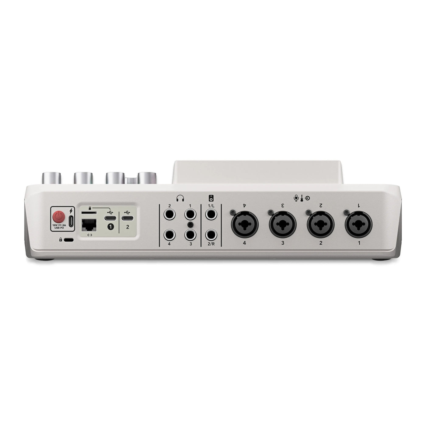 Rode RODECaster Pro II White Podcast Production Console with 4x StreamEye PDM-3